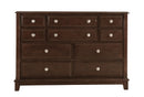 Ashford 6-Drawers Dresser, Cappuccino