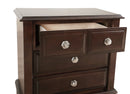 Ashford 3-Drawers Nightstand, Cappuccino