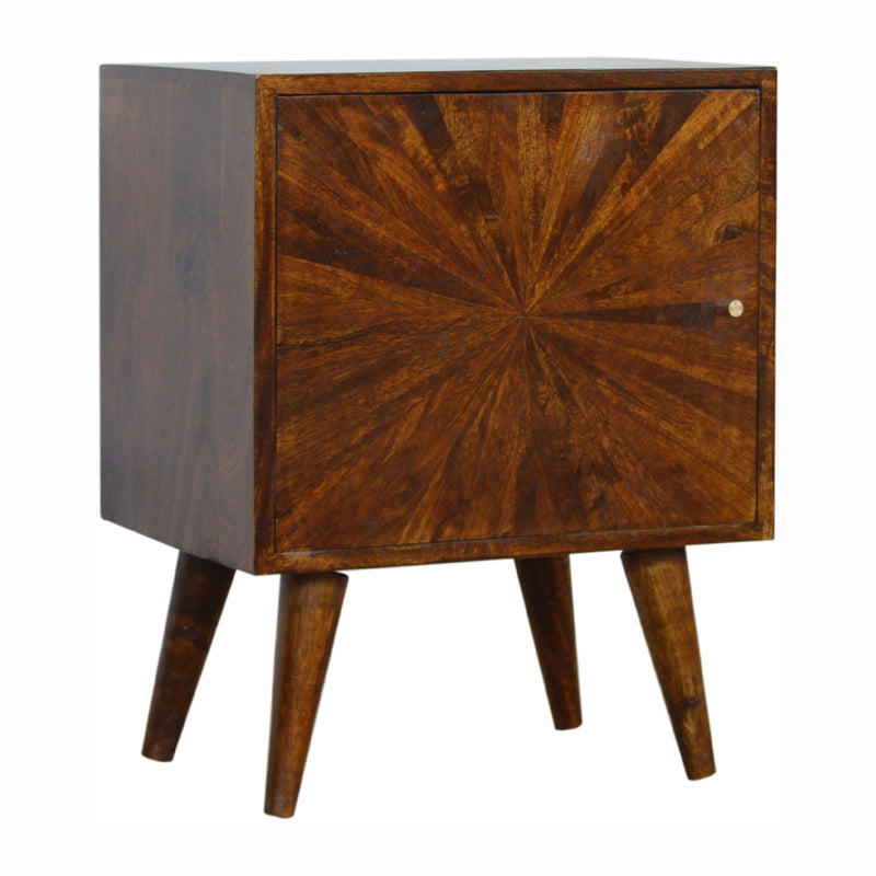 Chestnut Sunrise Door Nightstand