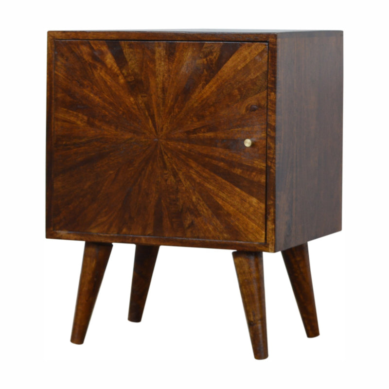 Chestnut Sunrise Door Nightstand
