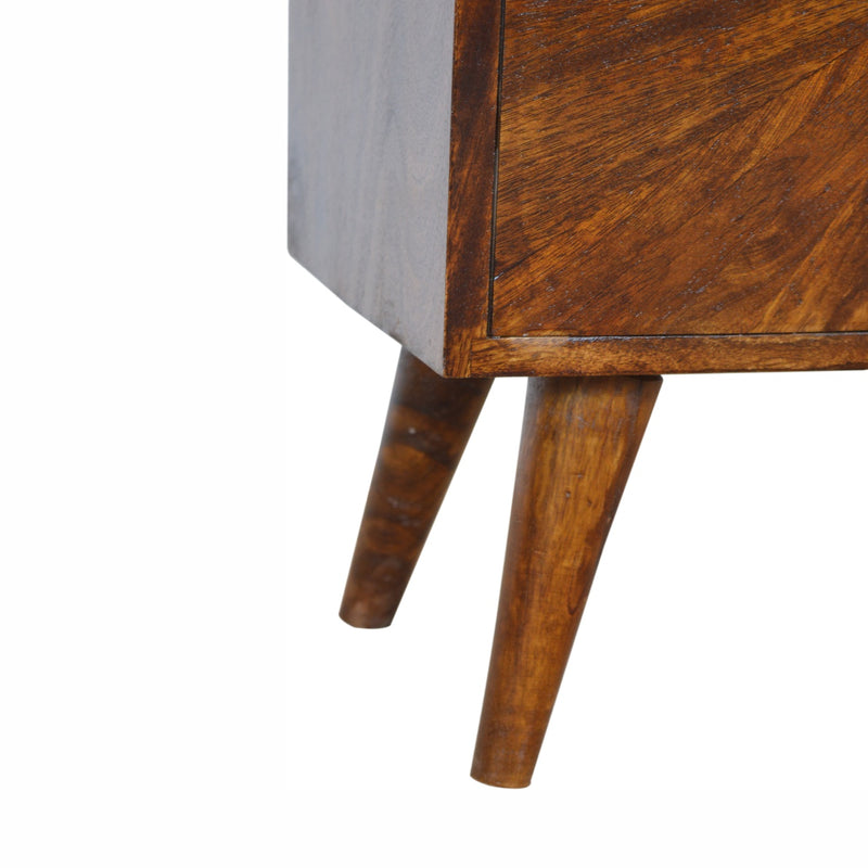 Chestnut Sunrise Door Nightstand