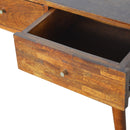 3 Drawer Assorted Chestnut Console Table