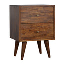 Mixed Chestnut Nightstand