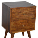 Mixed Chestnut Nightstand