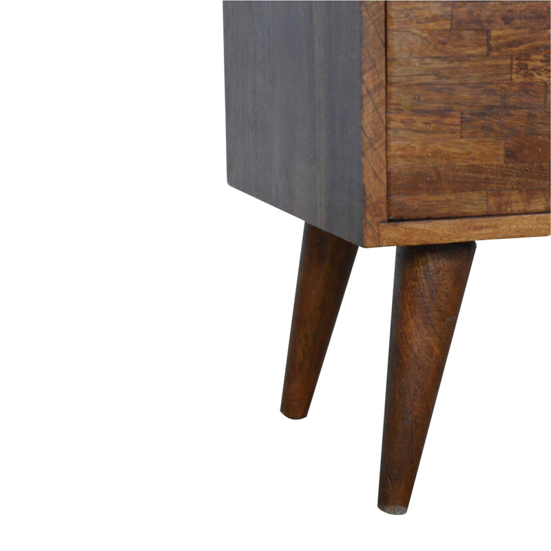 Mixed Chestnut Nightstand
