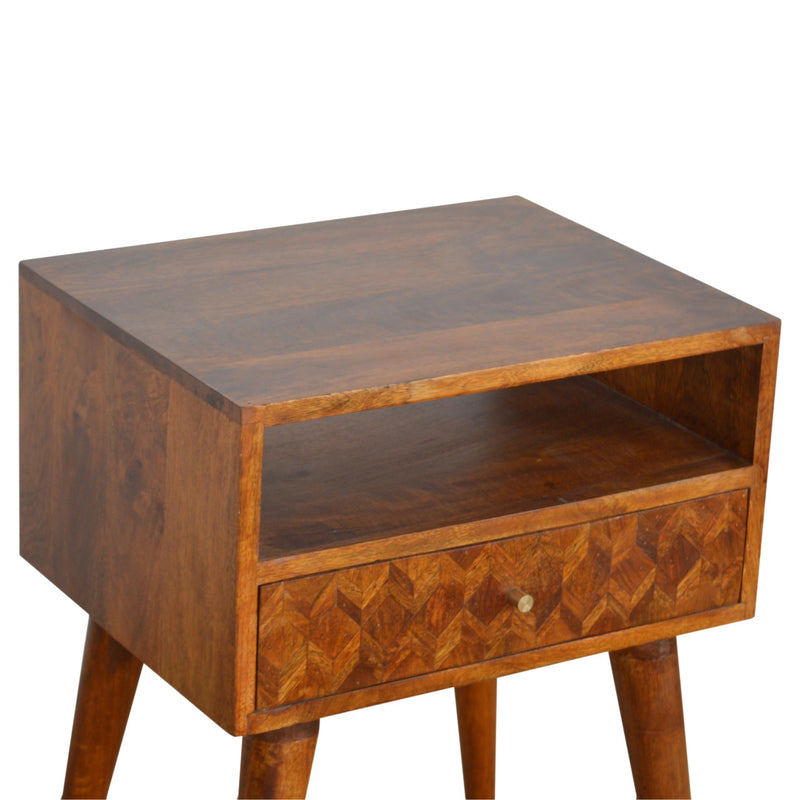 Assorted Open Chestnut Nightstand