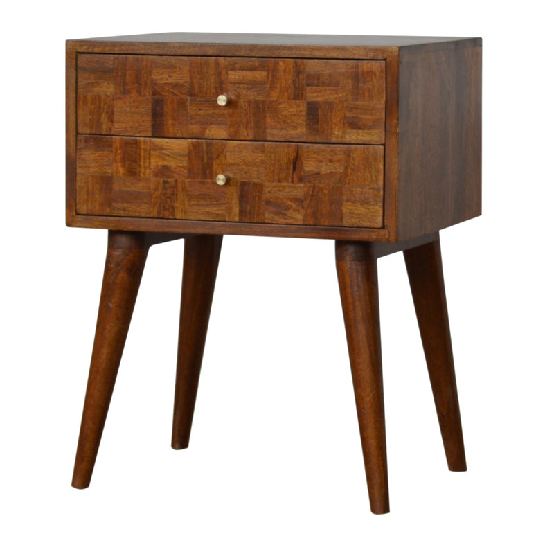 Varied Chestnut Nightstand