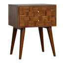 Varied Chestnut Nightstand