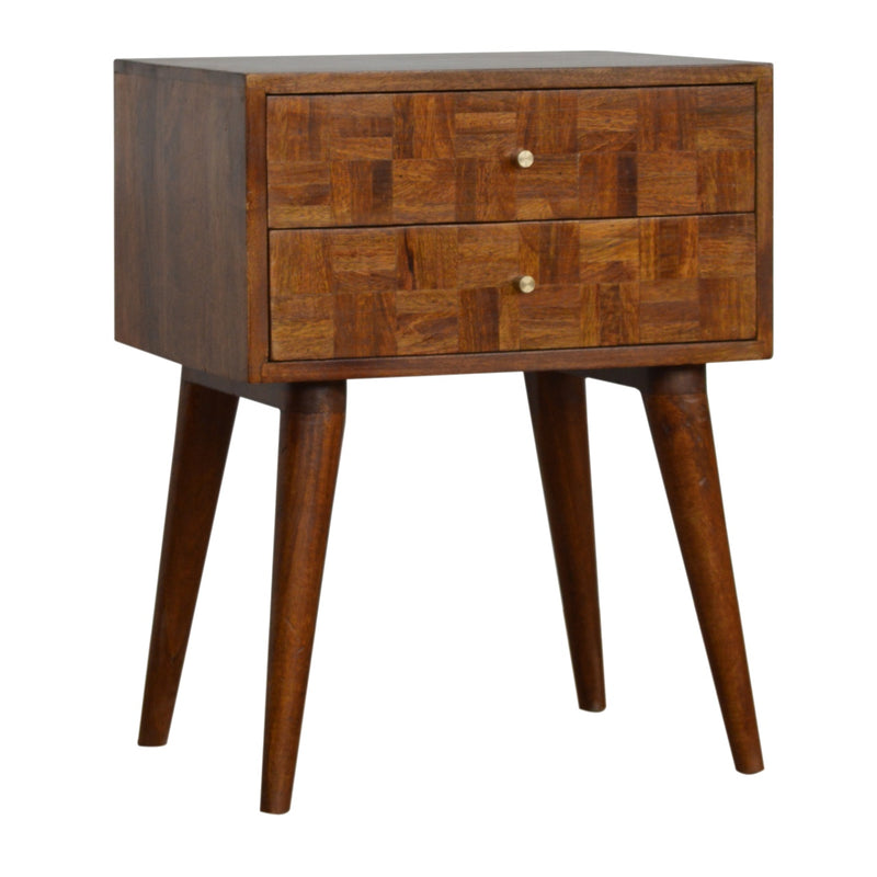 Varied Chestnut Nightstand