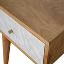 White Trape Nightstand