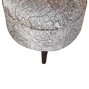 Map Printed Footstool