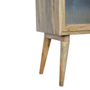 Multi Drawer Glass Nightstand