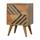 Slate Pattern Nightstand