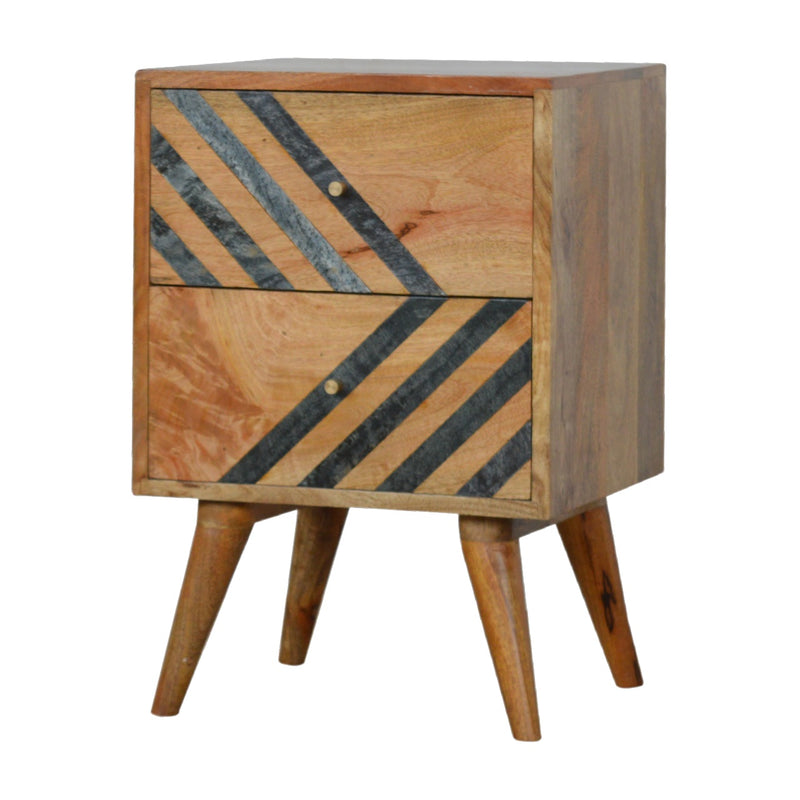 Slate Pattern Nightstand