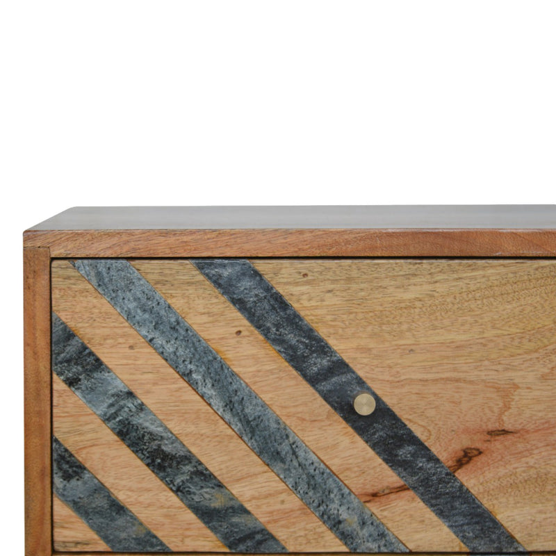 Slate Pattern Nightstand