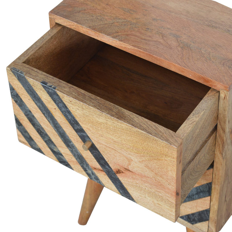 Slate Pattern Nightstand