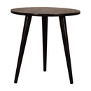 Walnut Gold Inlay End Table