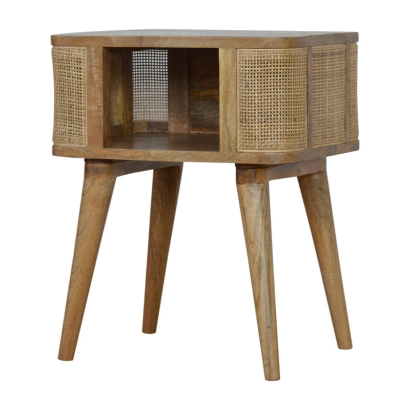 Close-knit Open Slot Nightstand