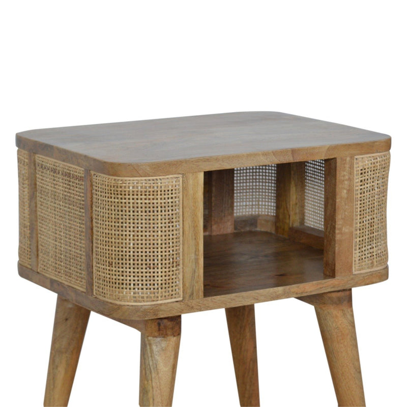 Close-knit Open Slot Nightstand