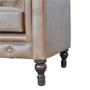 Buffalo Leather Chesterfield Sofa 2-Seater Artisan