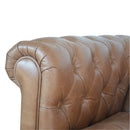 Buffalo Leather Chesterfield Sofa 2-Seater Artisan