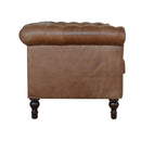 Buffalo Leather Chesterfield Sofa 2-Seater Artisan