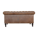 Buffalo Leather Chesterfield Sofa 2-Seater Artisan