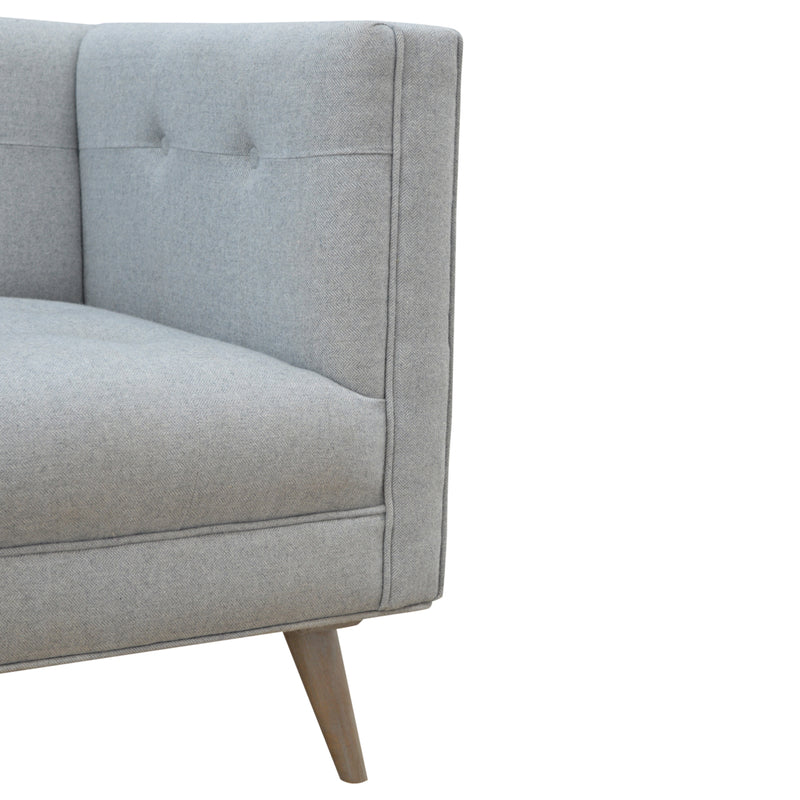 Grey Tweed Armchair