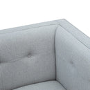 Grey Tweed Armchair