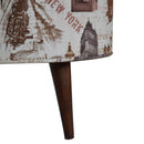 City Print Footstool