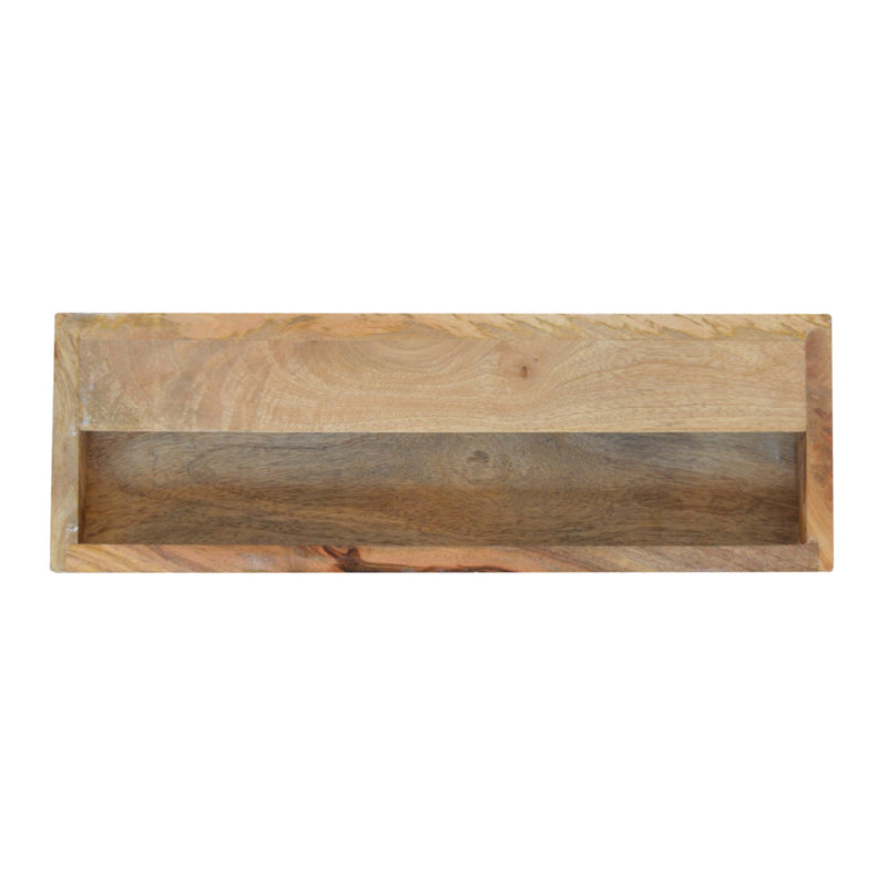 Floating Line Carved Nightstand Artisan