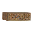 Floating Diamond Carve Nightstand