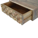 Floating Diamond Carve Nightstand