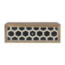 Wall Mounted Bone Inlay Nightstand
