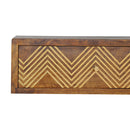 Wall Mounted Chevron Nightstand