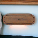 Wall Mounted Round Chestnut nightstand Artisan