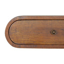 Wall Mounted Round Chestnut nightstand Artisan