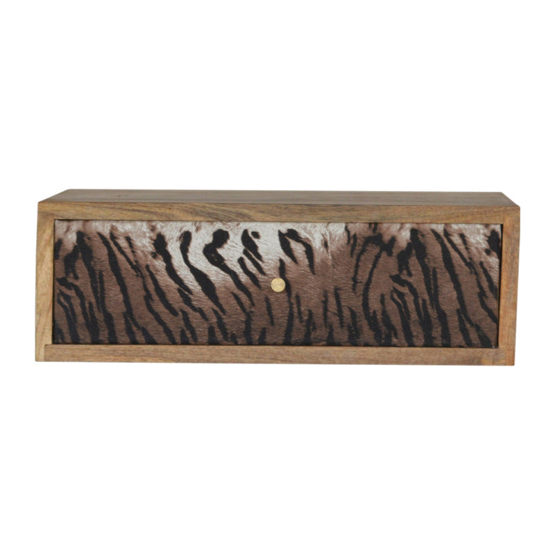 Floating Animal Print Nightstand