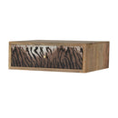 Floating Animal Print Nightstand