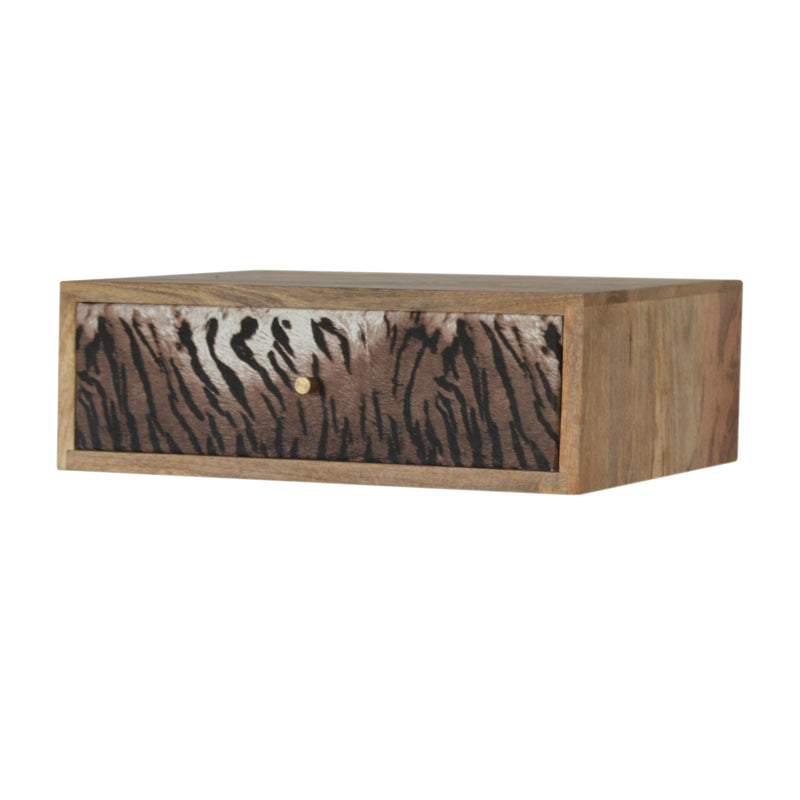 Floating Animal Print Nightstand
