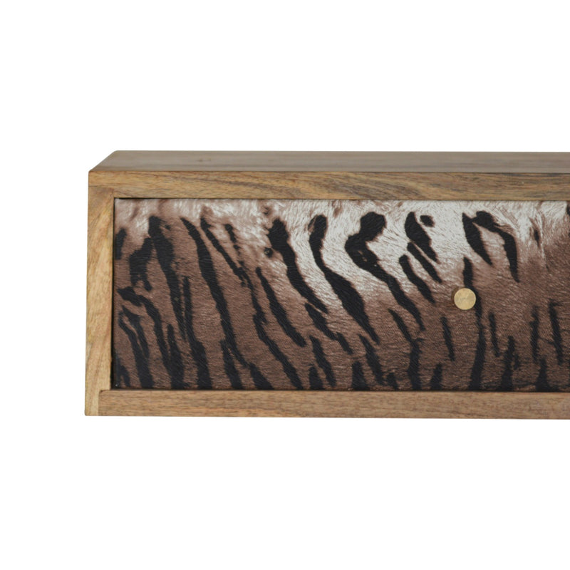 Floating Animal Print Nightstand