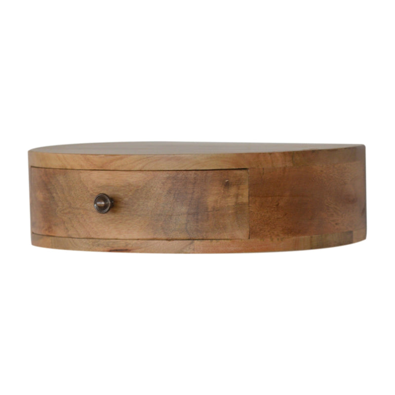 Wall Mounted Rounded nightstand Artisan