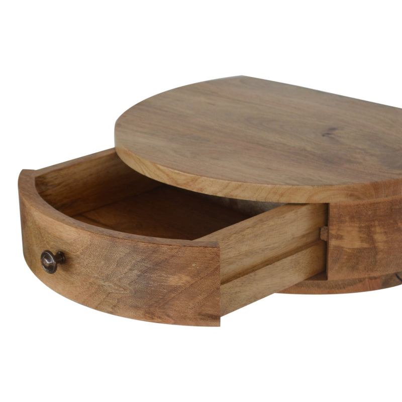 Wall Mounted Rounded nightstand Artisan