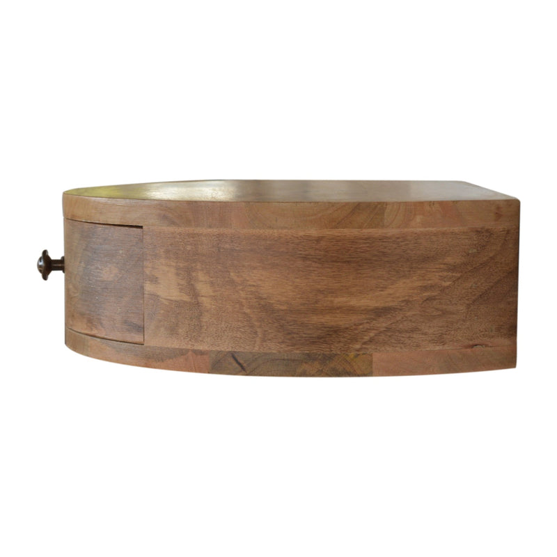 Wall Mounted Rounded nightstand Artisan
