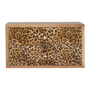 Wall Leopard Print Nightstand