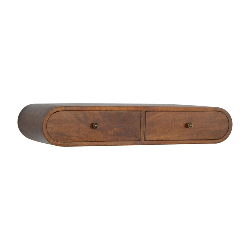 Floating Chestnut London Console Table Artisan