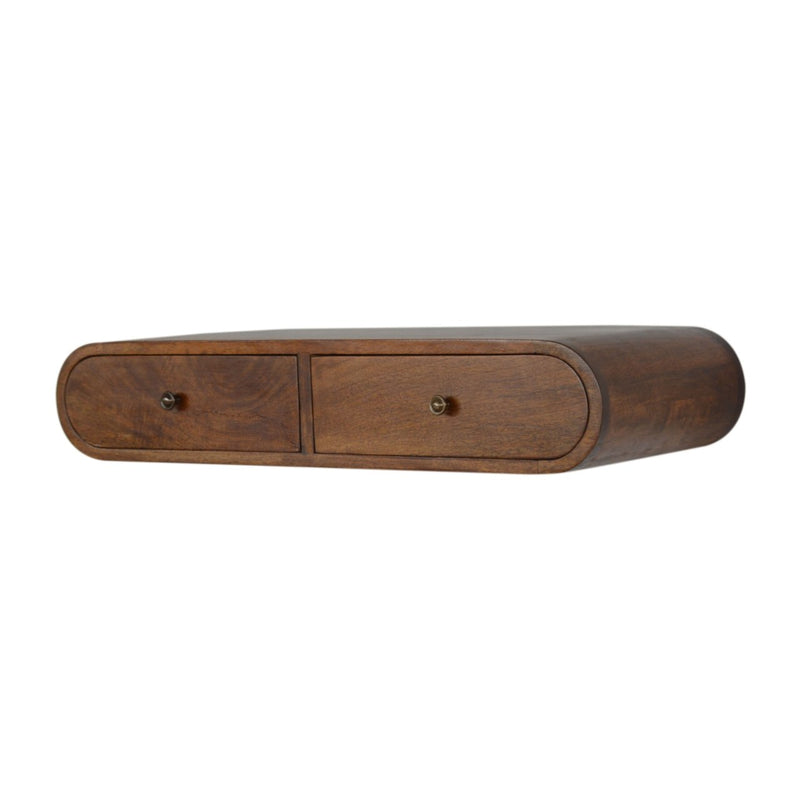 Floating Chestnut London Console Table Artisan