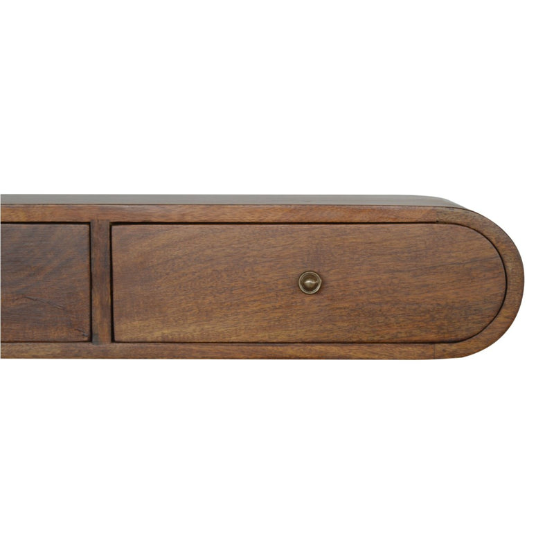 Floating Chestnut London Console Table Artisan