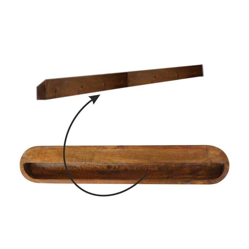 Floating Chestnut London Console Table Artisan