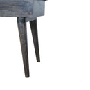 Black Tweed Storage Bench